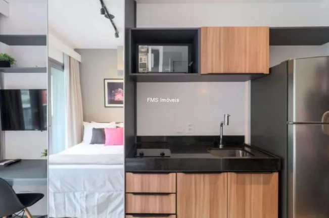 Imagem Apartamento à venda em São Paulo-SP, Pinheiros: 1 quarto, 1 banheiro, 19m² de área.