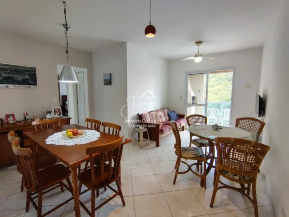 Imagem Apartamento à Venda ou Locação em Guarujá-SP a 30m da praia das Astúrias: 3 Quartos, 1 Suíte, 2 Salas, 2 Banheiros, 2 Vagas, 90m².