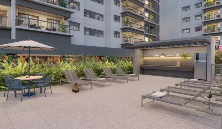 Imagem BLUE MARINE HOME RESORT - Studio de 25m², ótima localização, a 300?m da estação São Judas do metrô!