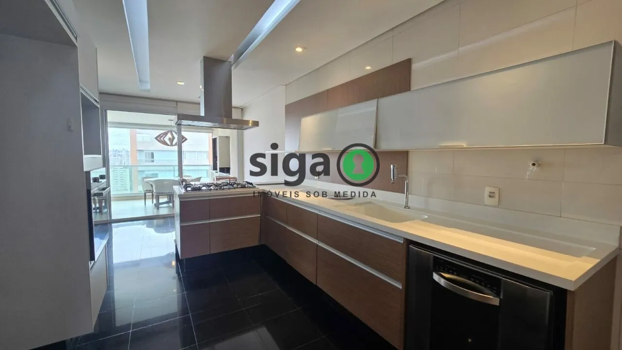 Imagem Brooklin - 198 m² - Andar Alto - 3 Suítes - Varanda Gourmet - Quadra de Tênis