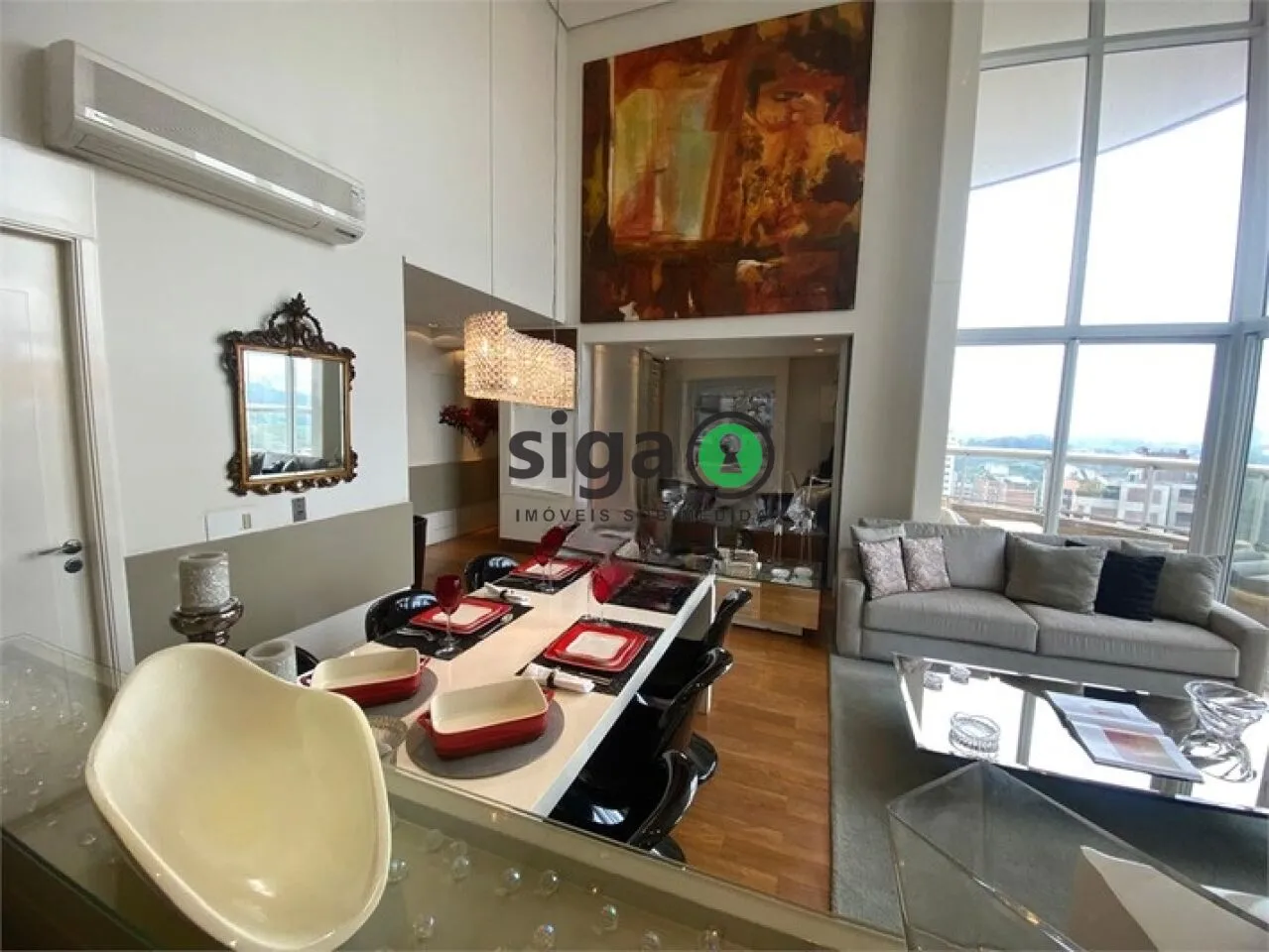 Imagem Apartamento Duplex Alto Padrão na Vila Nova Conceição de 2 Suítes com 3 Vagas à Venda.