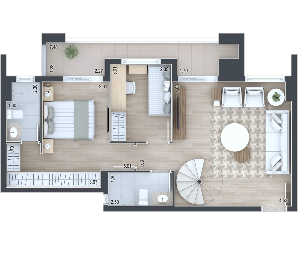 Imagem APARTAMENTO RESIDENCIAL em Curitiba - PR, Portão