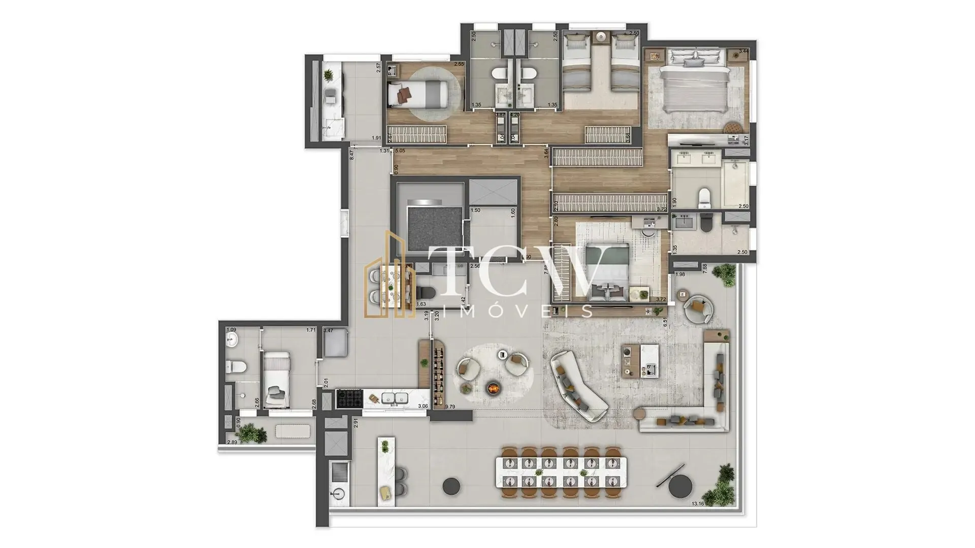 Imagem Apartamento à venda | 164m2 | BROOKLIN/SP