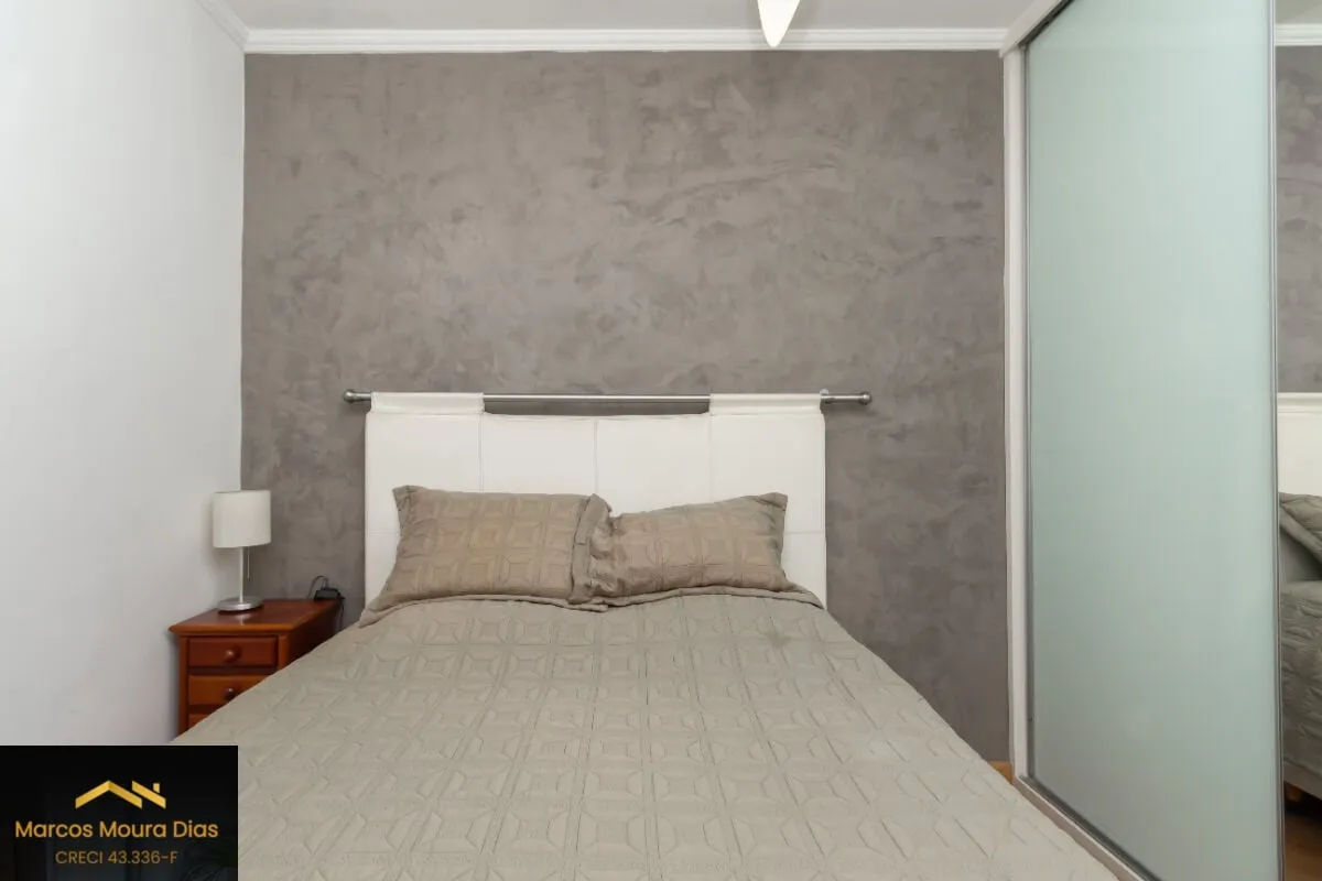 Imagem apartamento de 120m² com 3 dormitórios, sendo 1 suíte, sala para dois ambientes e 2 vagas. Edifício com Lazer e Portaria 24 hs