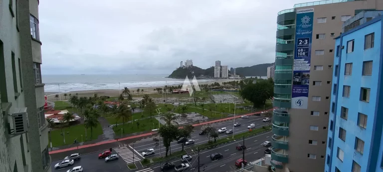 Imagem Apartamento à venda com 1 (reversível para 2) dormitório e Vista para o Mar no bairro Itararé em São Vicente/SP