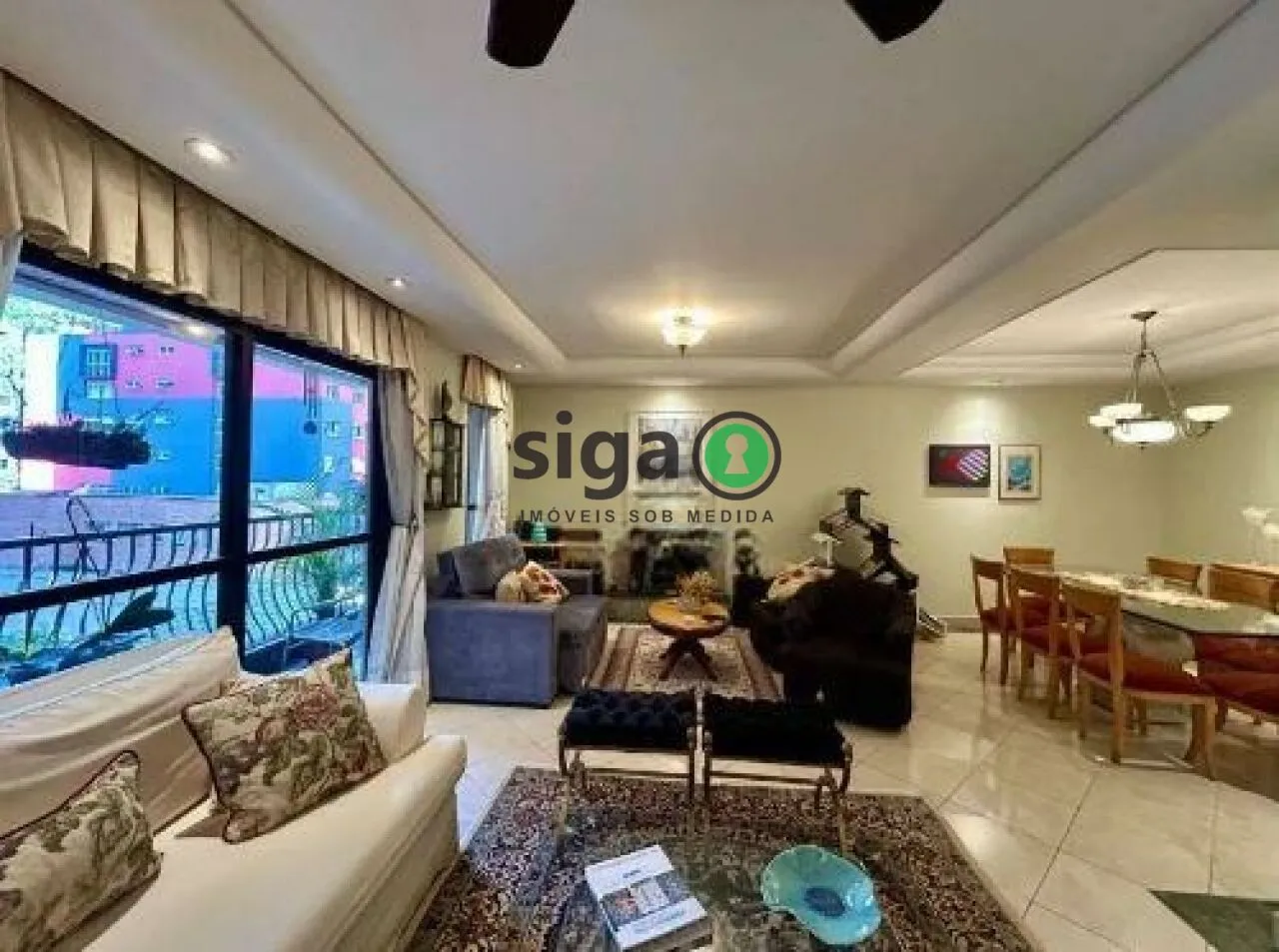 Imagem Apartamento Alto Padrão de 4 Quartos com 3 Vagas -165m² à Venda.