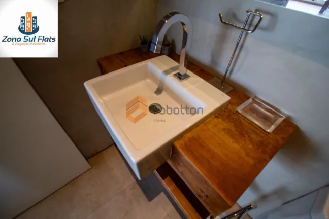 Imagem Apartamento Para Alugar no Brooklin Com 1 Suíte e 2 Vagas - Varanda Gourmet