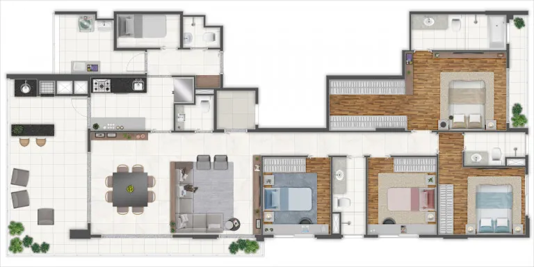 Imagem Apartamento com 4 Quartos à Venda, 163 m² em Pinheiros - São Paulo