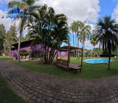Imagem Chácara com 4.192m², casa principal + anexos SPA e academia! Em Condomínio.