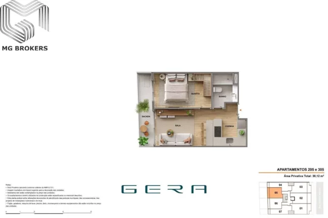 Imagem Apartamento à venda na Gávea, Rio de Janeiro - 1 quarto, 1 sala, 38m² de área - Imperdível oportunidade!