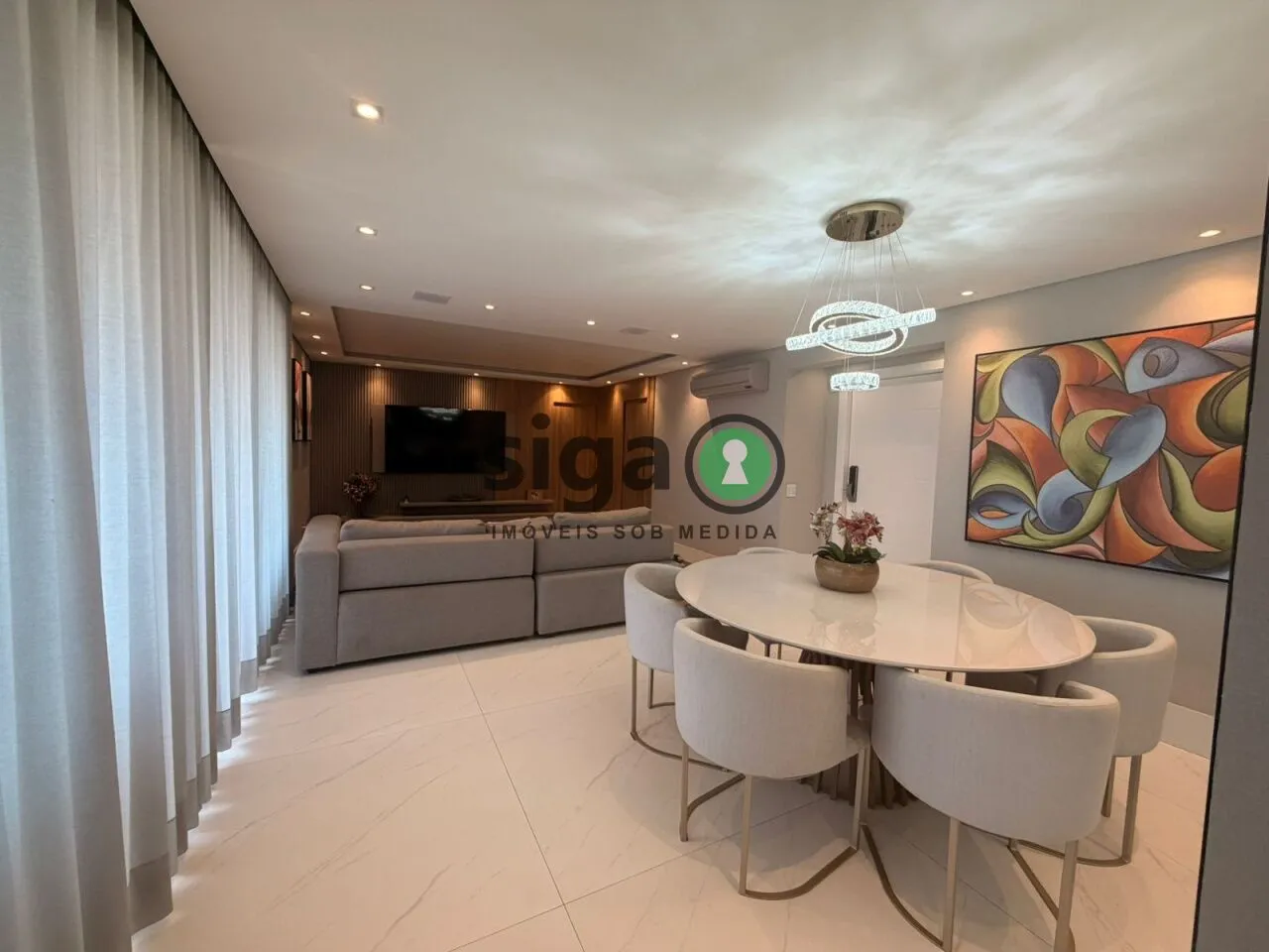 Imagem Apartamento de 141 metros 3 suítes vista clube no Paulistano
