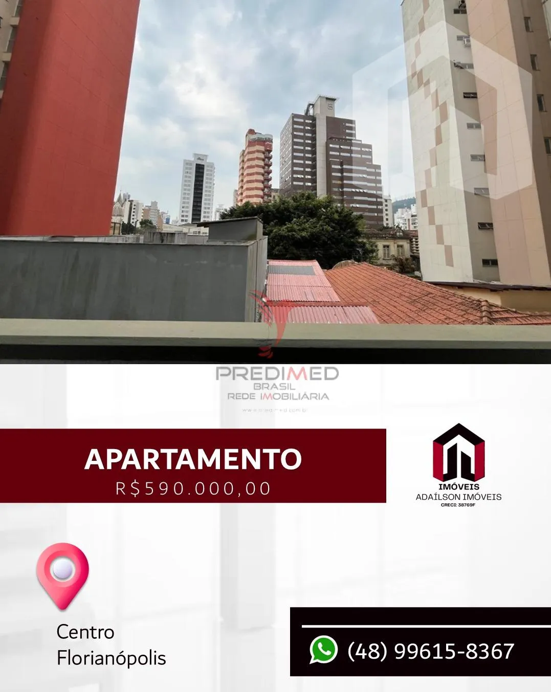 Imagem Apartamento com 2 quarto à venda no Centro, Florianópolis SC BRASIL