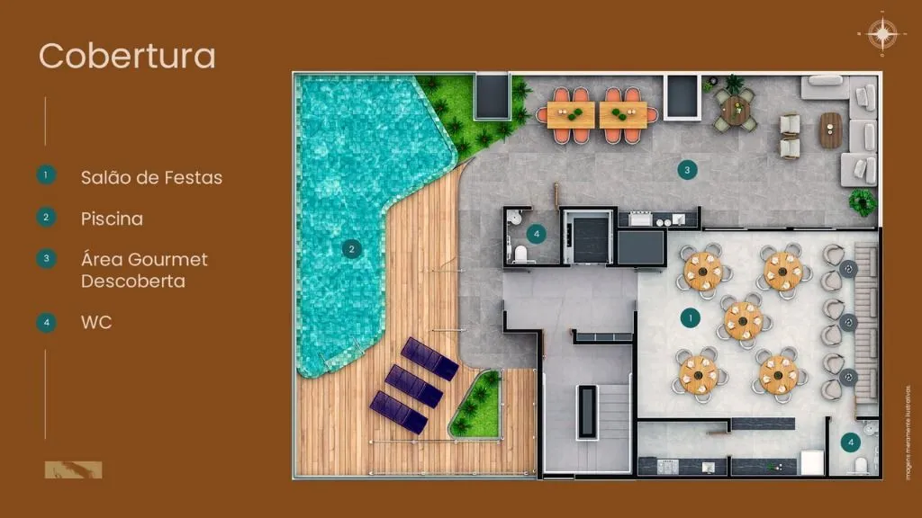 Imagem Flat à venda, 34 m² por R$ 358.998,00 - Bessa - João Pessoa/PB