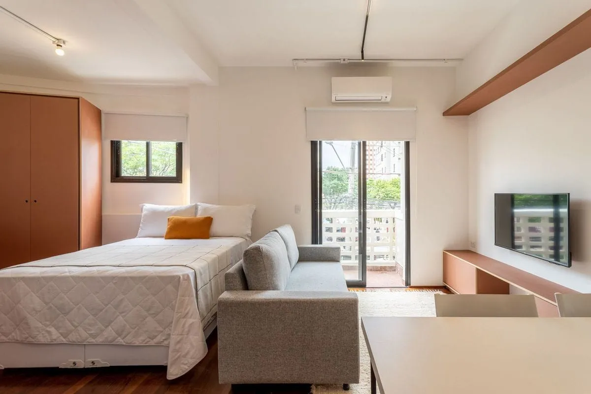 Imagem Apartamento com 1 Quarto para alugar, 36m² - Santa Cecília