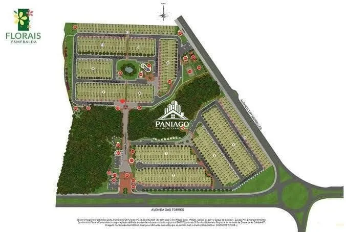Foto do imóvel LOTE DE 200M² NO FLORAIS ESMERALDA - CONDOMINIO DE ALTO PADRÃO EM CUIABA