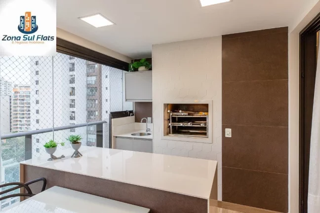 Imagem Apartamento à Venda No Campo Belo Com 2 Suítes, Varanda Gourmet e 2 Vagas