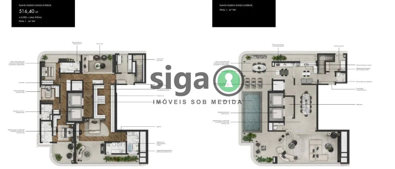 Imagem Cobertura Duplex para venda em Pinheiros 04 suítes, São Paulo - SP