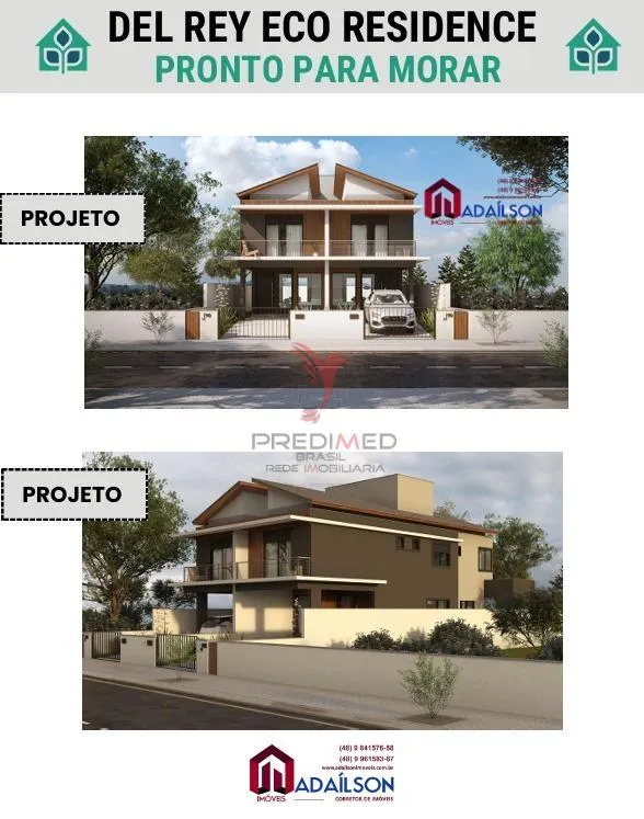 Imagem DEL REY ECO RESIDENCE EMPREENDIMENTO DE 2 CASAS JARDIM CAMPECHE FLORIANÓPOLIS SC