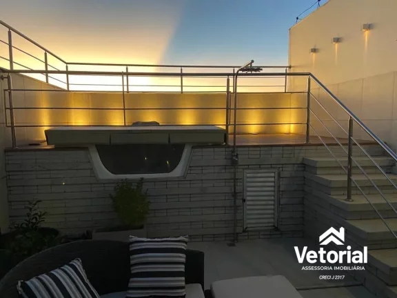 Imagem Apartamento Mobiliado Duplex de Alto Luxo, com 3 quartos, sendo todos suítes, 01 master e closet - Morada Nobre - Barreiras/Bahia