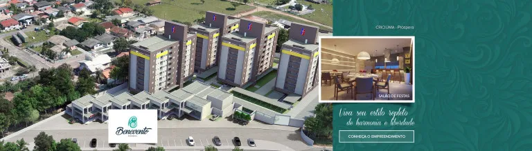 Imagem Apartamento com 2 Quartos à Venda, 61 m²em dos Imigrantes - Criciúma