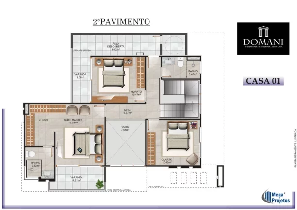 Imagem Casa Duplex composto por 3 quartos com Área Gourmet á venda no Bairro Itapebussu, Guarapari-ES