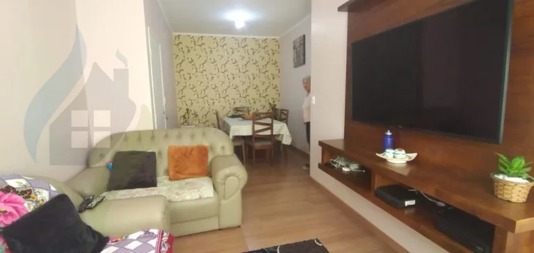 Imagem Apartamento de 2 dormitórios, 1 banheiro, 1 vaga, com 54m² em Taboão, São Bernardo do Campo