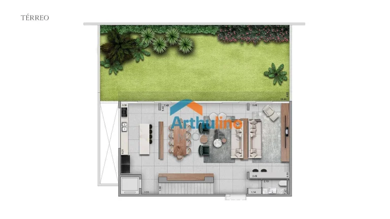 Imagem Residenze Borghini: 718m², 4 suites, 4 vagas, à venda por R$ 17.288.300,00 - Jardim Paulistano - São Paulo/SP
