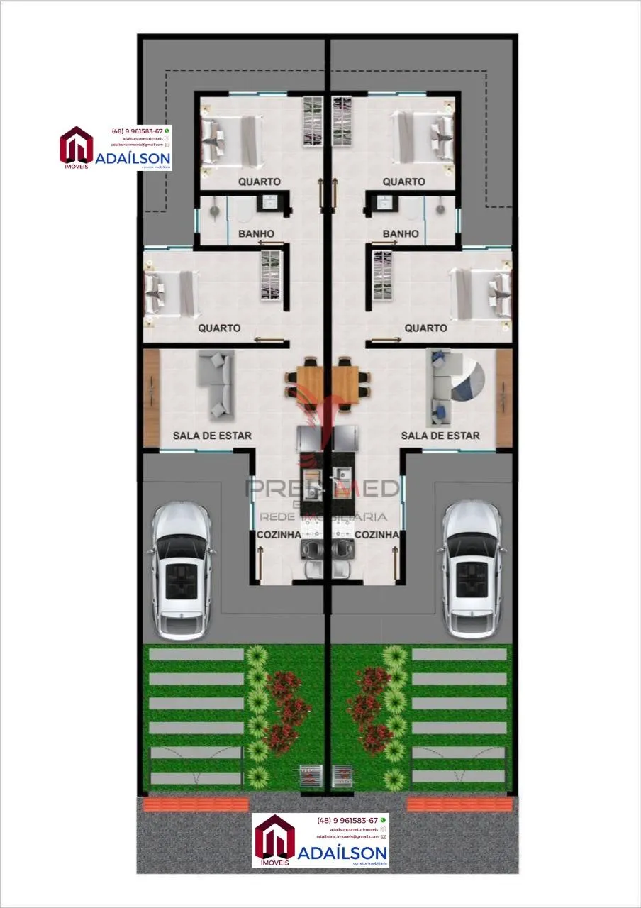 Imagem Apresentamos o Residencial Malibu em construção no Loteamento Lisboa II São Jose SC Brasil
