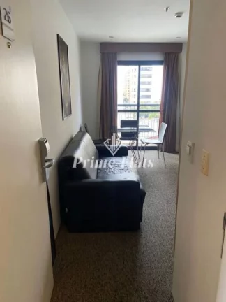 Imagem Flat disponível para locação no Mercure SP Moema Hotel, com 35m², 1 dormitório e 1 vaga