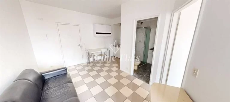 Imagem Flat disponível para locação no Moema Studium, com 35m², 1 dormitório e 1 vaga de garagem