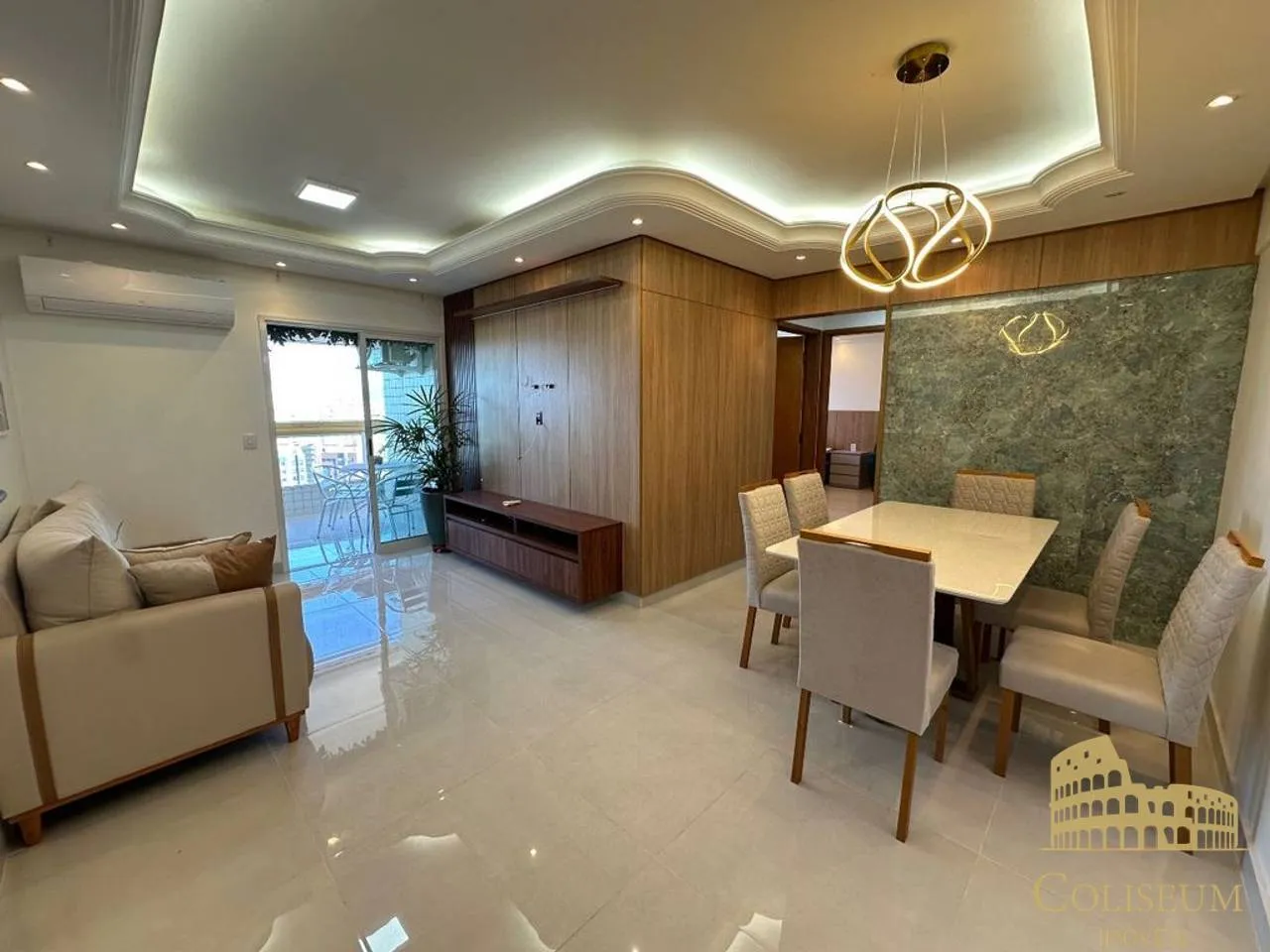 Imagem Apartamento com 2 dormitórios para alugar, 89 m² por R$ 11.000,00/mês - Aviação - Praia Grande/SP