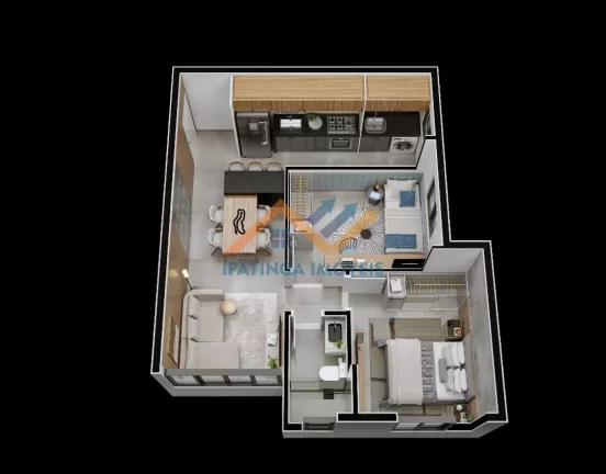 Imagem Apartamento Kitchenette/Studio