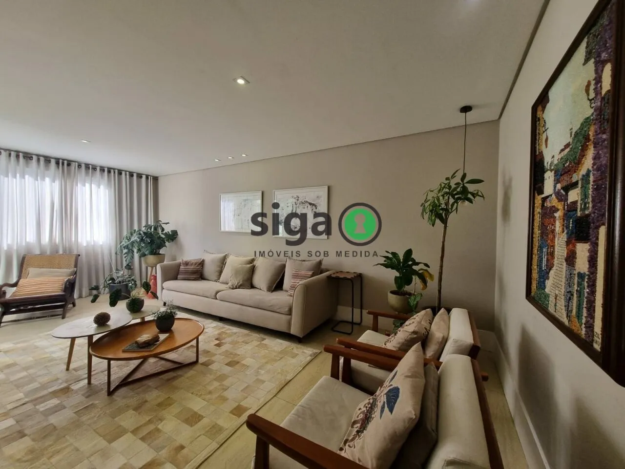 Foto do imóvel Apartamento mobiliado de 128 metros no Panamby