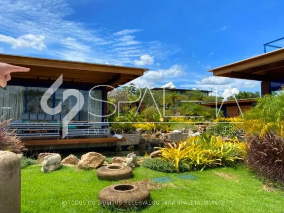 Imagem Residência cinematográfica com vista para o lago e campo de golfe à venda na Fazenda Boa Vista