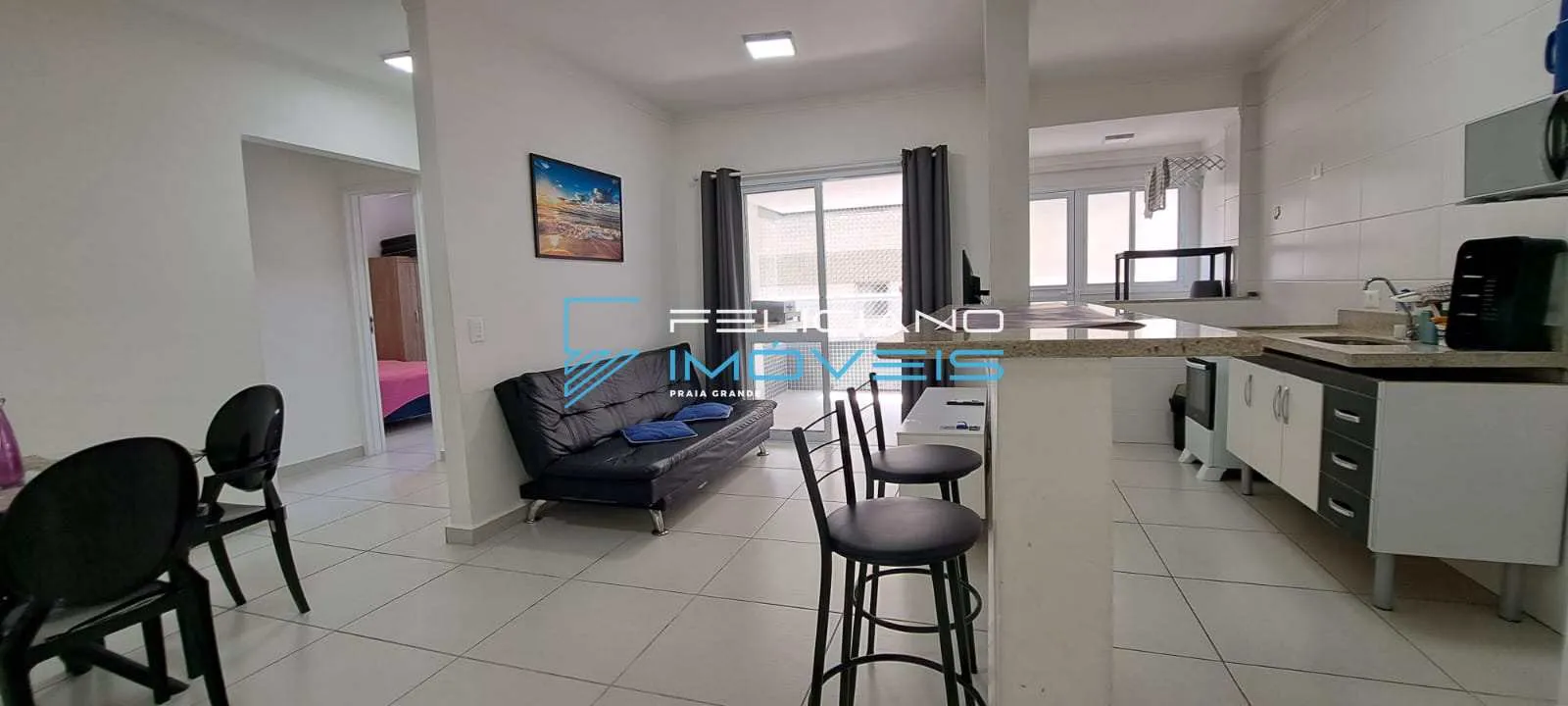 Imagem Apartamento com 2 quartos, Guilhermina, Praia Grande - R$ 479 mil, Cod: 2043