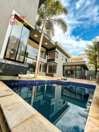 Imagem Casa de luxo em condomínio à venda em Ribeirão Preto-SP - Condomínio Arara Azul: 4 quartos, 4 suítes, 410m². Venha conhecer!