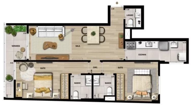 Imagem APARTAMENTO RESIDENCIAL em Rio de Janeiro - RJ, Botafogo