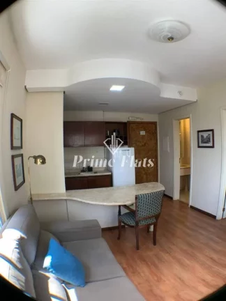 Imagem Flat disponível para venda no Mercure São Paulo JK na Vila Olimpia, com 33m², 1 dormitório e 1 vaga de garagem