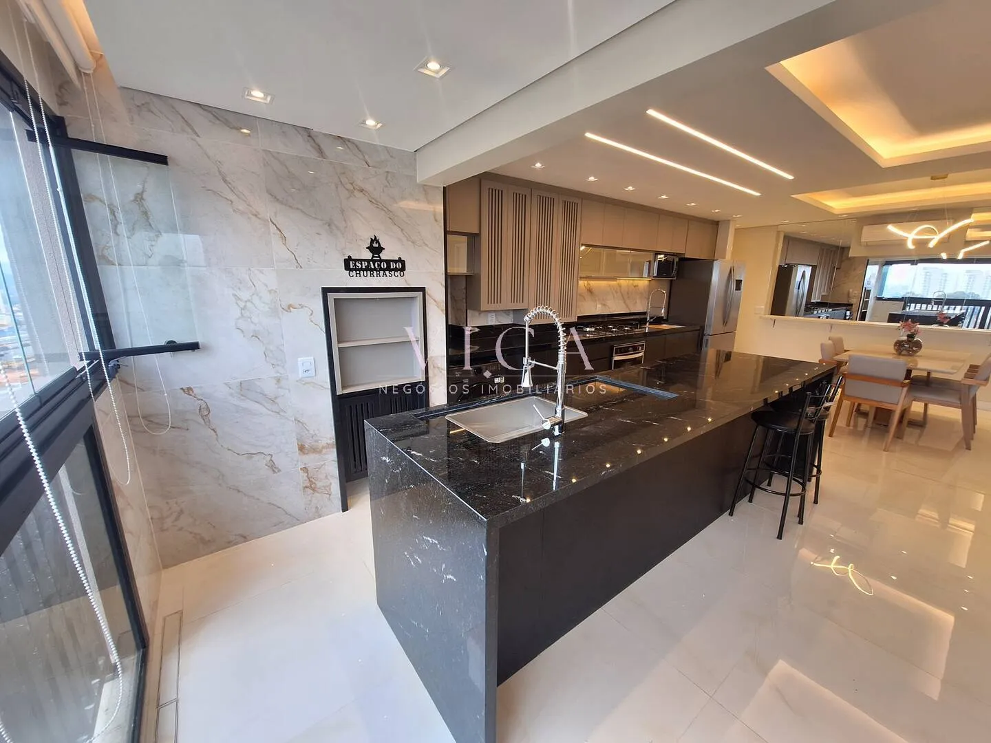 Imagem Apartamento mobiliado com 86m² -2 suítes - aluguel por R$ 6.000 -Barueri/SP