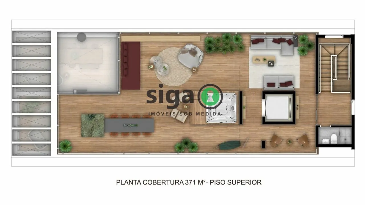 Imagem Apartamento decorado para venda no Jardins 02 suítes, São Paulo - SP