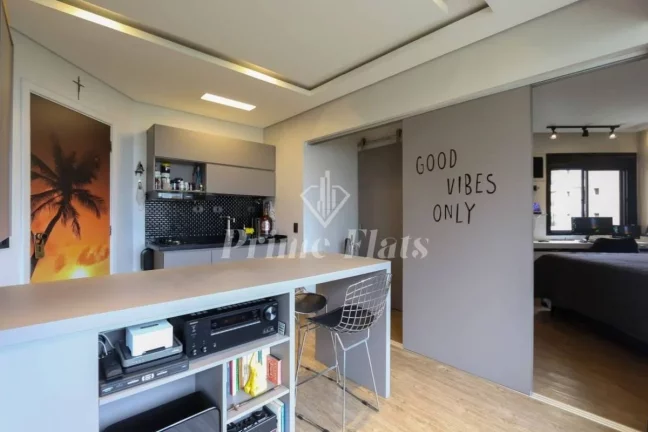 Imagem Flat disponível para venda no Morumbi Residence, com 34m², 1 dormitório e 1 vaga