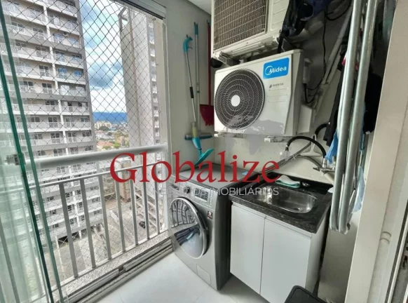 Imagem Apartamento à venda com 50m², 1 quarto, varanda, planejados, piscina, churrasqueira por R$ 380.000,00 na Vila Mathias em Santos