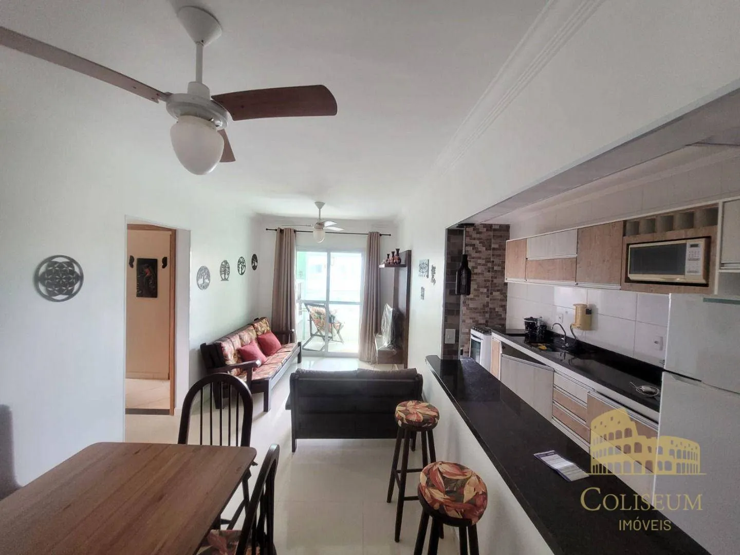 Imagem Apartamento com 2 dormitórios, 86 m² - venda por R$ 480.000,00 ou aluguel por R$ 3.379,00/mês - Balneário Flórida - Praia Grande/SP