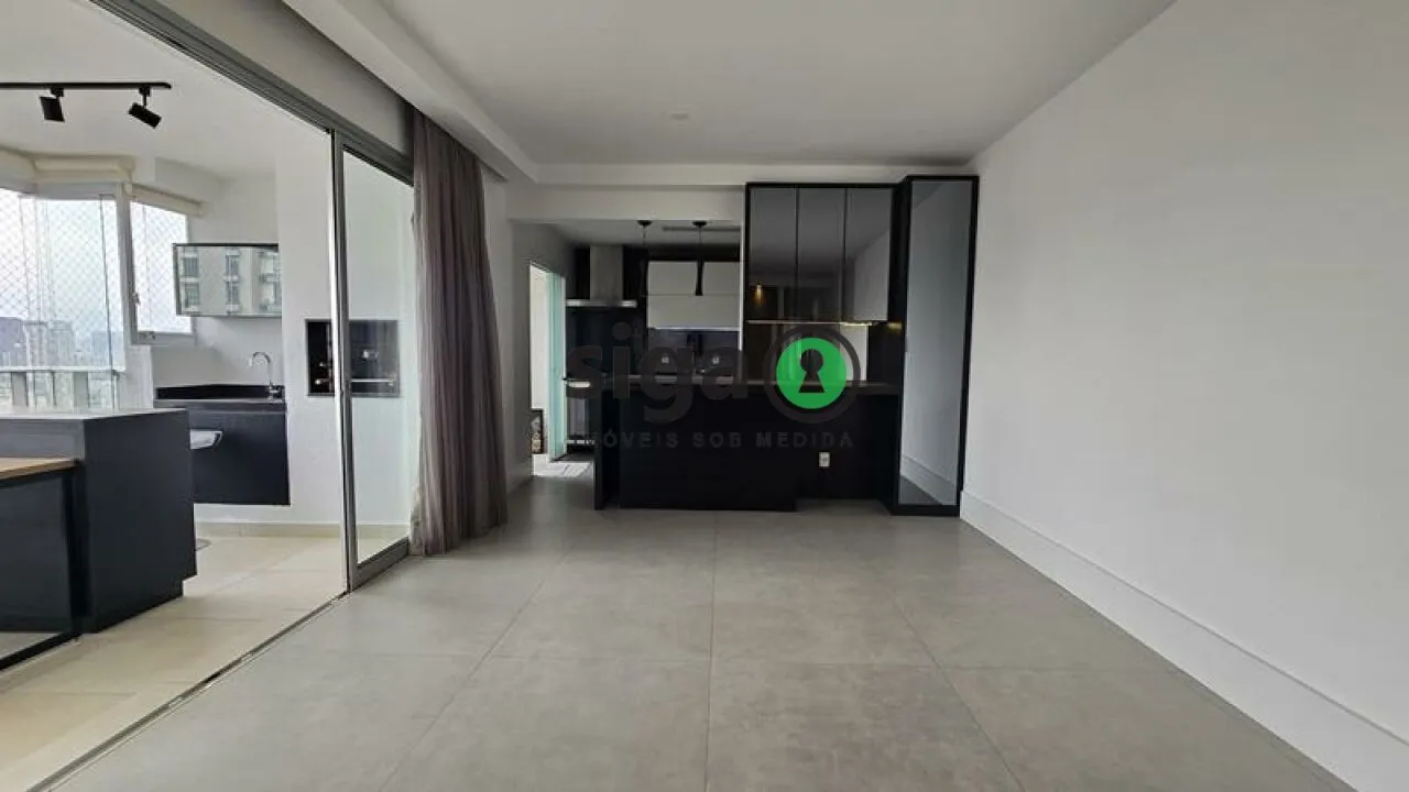 Imagem Brooklin - 105 m² - 2 dormitórios sendo 2 Suítes - Varanda Gourmet - Pronto para Morar