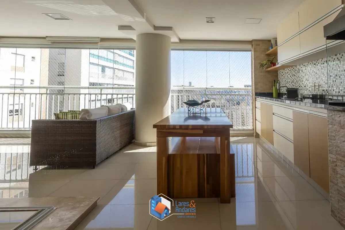 Imagem Apartamento para venda em Chácara Santo Antônio (Zona Leste) com 3 quartos, sendo 2 suítes, 179m²