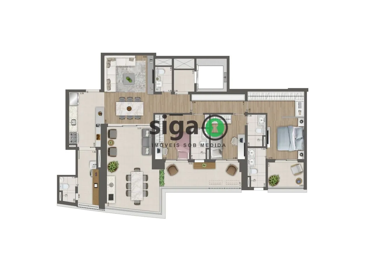 Imagem Apartamento para venda Jardim das Perdizes 03 suítes, São Paulo - SP