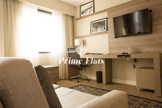 Imagem Flat disponível para venda no Staybridge Suítes São Paulo, no Itaim Bibi, com 38m², 1 dormitório e 1 vaga