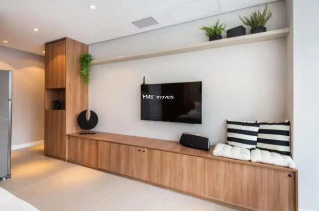 Imagem Apartamento à venda em Moema, São Paulo-SP: 1 quarto, 1 banheiro, 34m² de área.