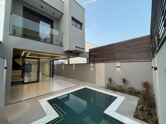 Imagem Casa de Luxo com Automação e Piscina com LED no Nova Jaguari