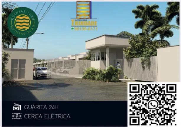 Imagem Casa de Condomínio com 3 Quartos à Venda, 152 m² em Turu - São Luís